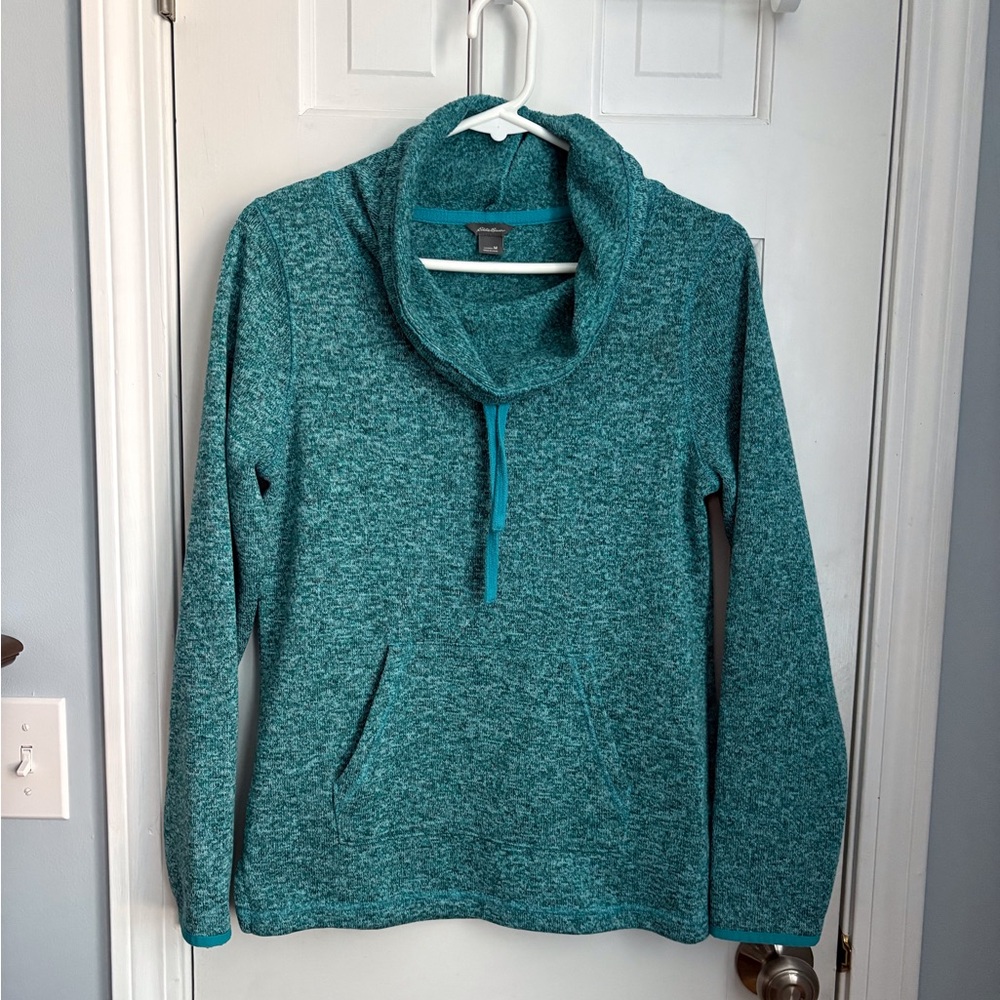 Eddie Bauer pullover teal green, Size M